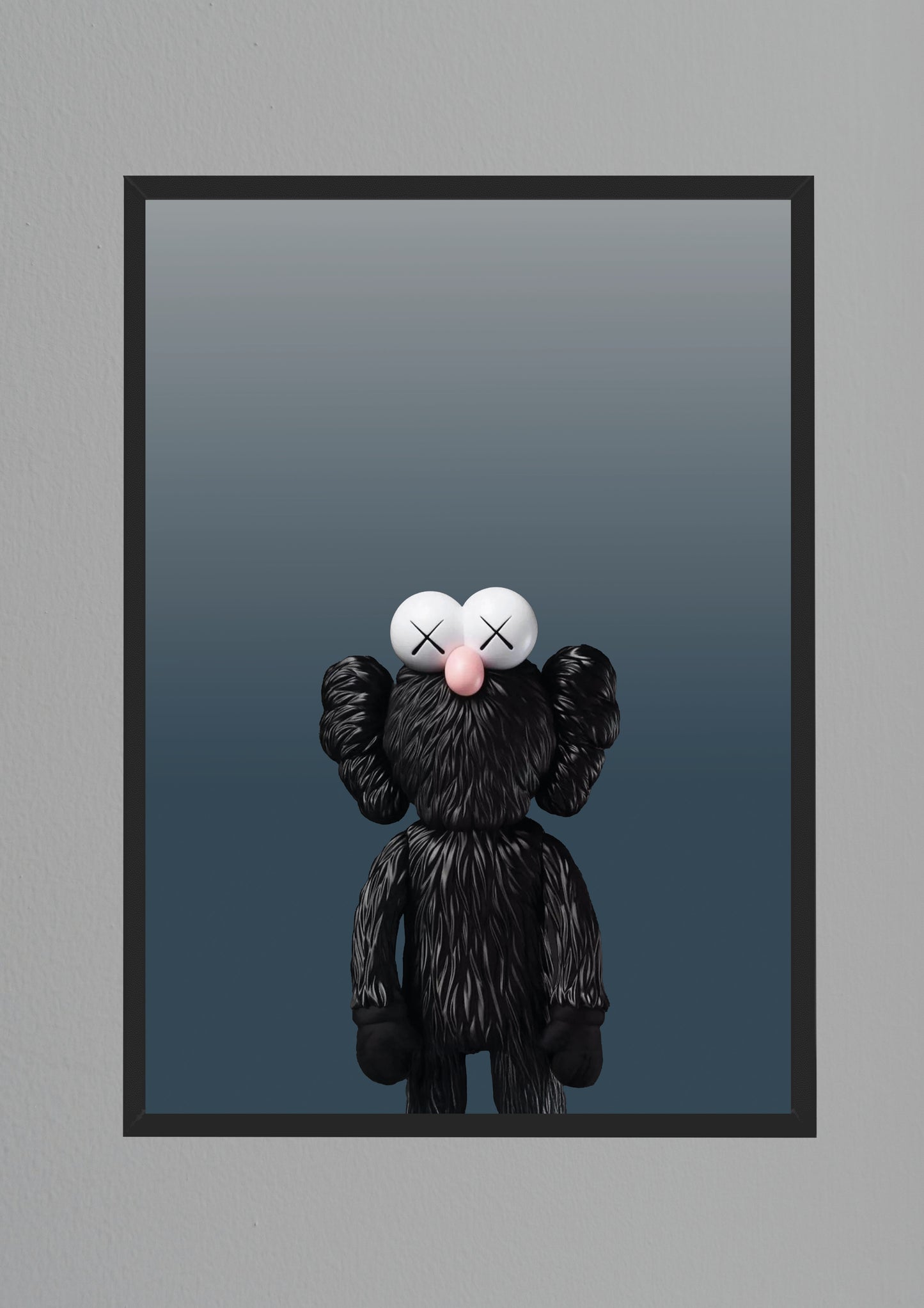 Black Kaws poster